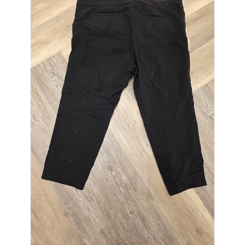 Ava & Viv Womens Black Pull On Ankle Pants Stretch Trousers 3X - Picture 6 of 9